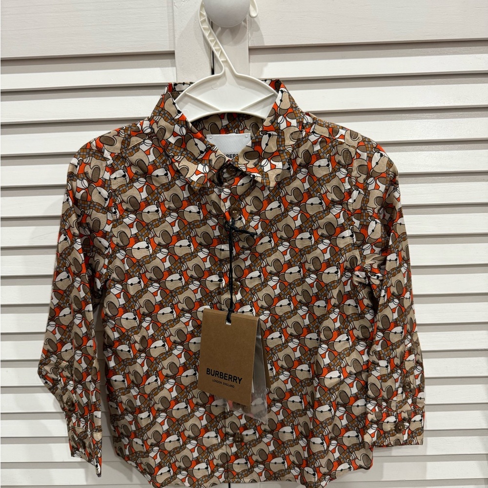 Burberry Kids Patterned Shirt